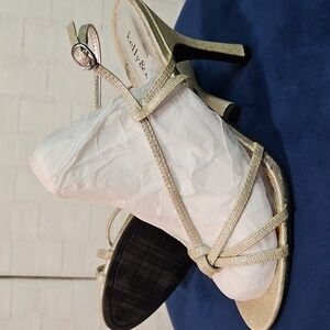 Kelly & Katie Size 8.5 Metallic Strappy Heels